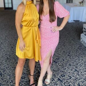 Abercrombie and Fitch pink and white floral set